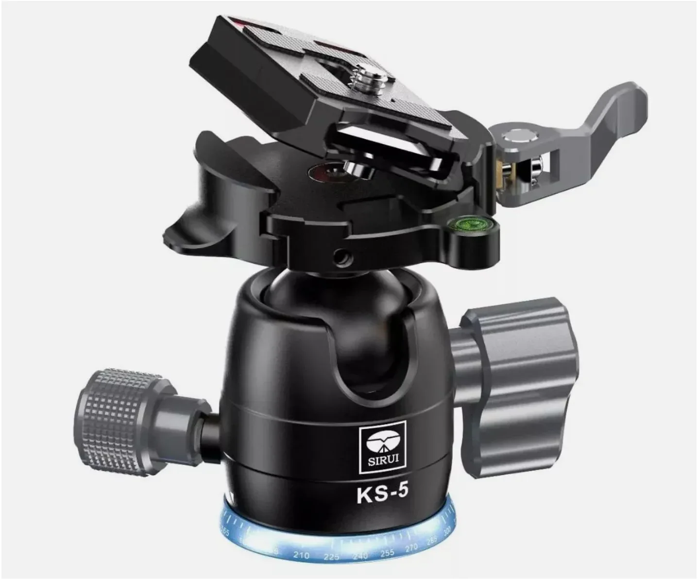 SIRUI KS-5  Quick Release System Low Profile Tripod Head, 360° Panoramic Metal Camera Ball Head