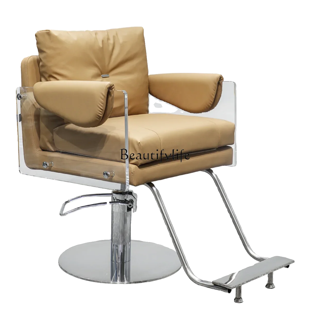 

High-End Simple for Hair Salon Modern Barber Shop Dyeing and Perming Seat Rotatable Chair Lift