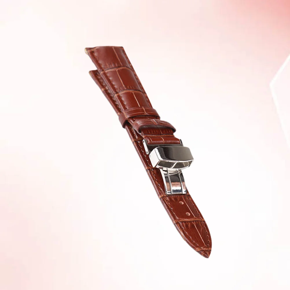 

Watchband Brown Unisex Replacement Strap Durable Comfortable Breathable Band for Daily Style Size 20mm