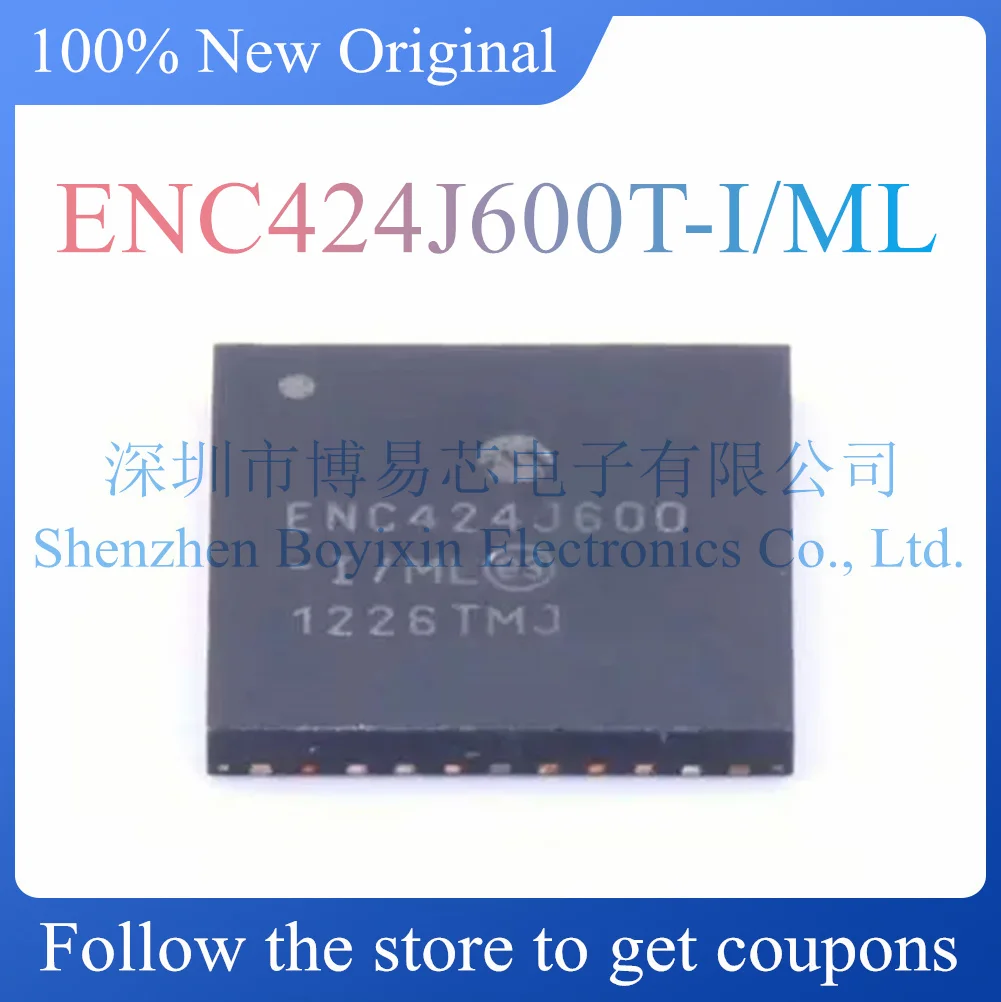 

NEW ENC424J600T-I/ML.Original Product.package QFN-44