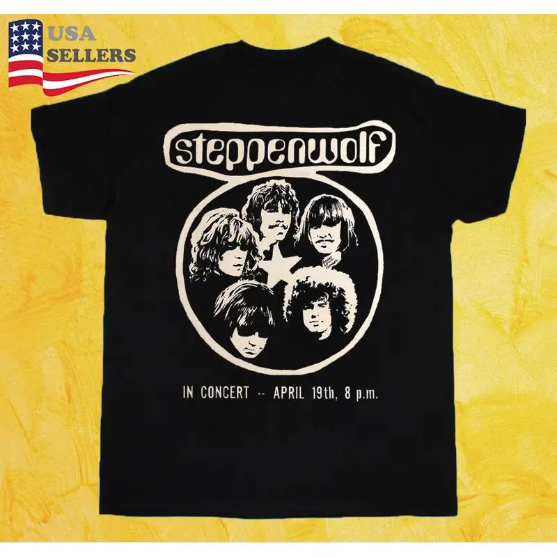 تي شيرت Steppenwolf Band In Concert ملصق جميع المقاسات S 5Xl Cs0158 #1