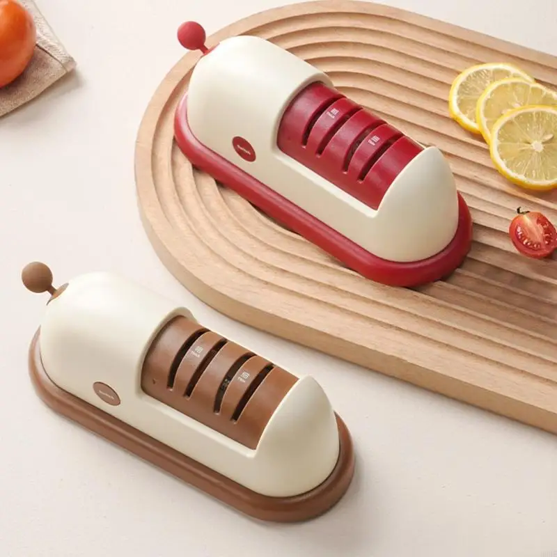 

Автоматическая точилка для лезвий для кухни, прочная конструкция из АБС-пластика, эргономичная ручка, легко работает с резаками