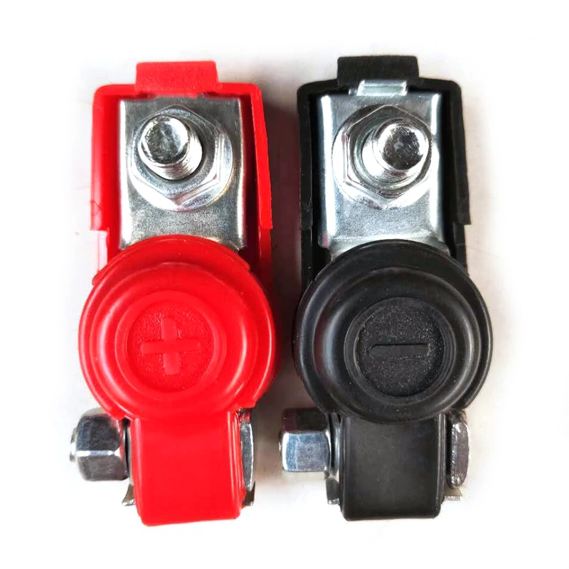 

12V 1 Pair Car Zinc Plated Battery Terminal Quick Connector Cable Clamp Clip Positive Negative