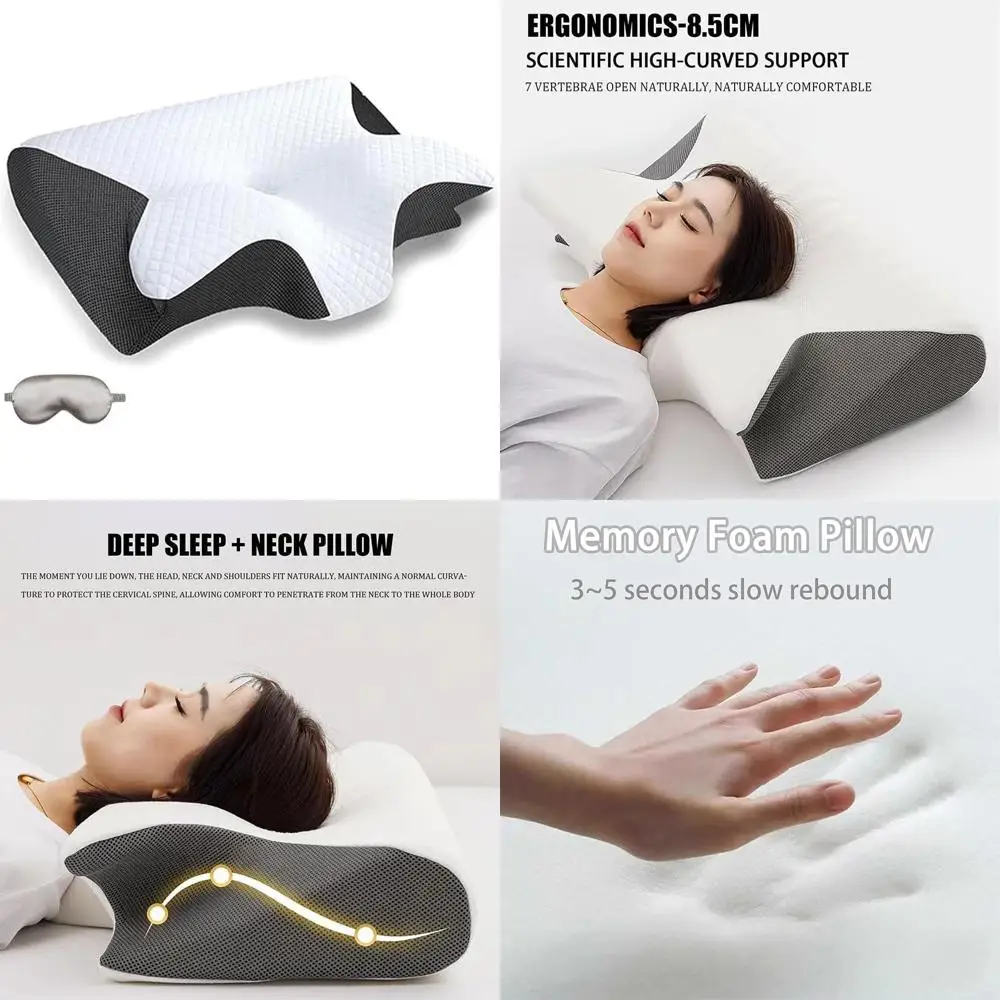 

Ergonomic Memory Foam Cervical Pillow for Neck Pain Relief and Comfort in Neckhaven 2025 Upgrade