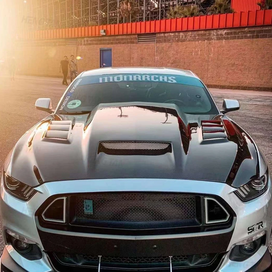 

Для Ford Mustang 2015-2017: Комплект обвеса TF Style из карбона – накладки на передний бампер и вентиляционные отверстия капота (детали для тюнинга)