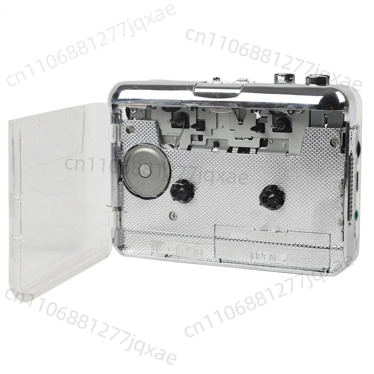 

Classic tape player, fully transparent case tape to MP3 type-c interface Walkman, cassette player