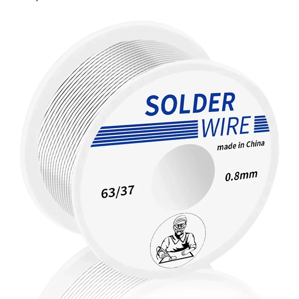 

0.8mm 1.0mm 50g 100g Soldering Tin Wire Tin Melt Rosin Core Solder Soldering Wire Roll No-clean FLUX 2.0%