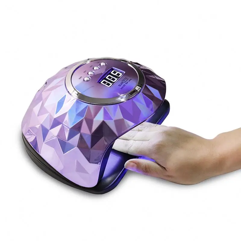 New nail dryer SUNY13 with 265W high power output 60 lamp beads full coverage dual light source automatic sensor light