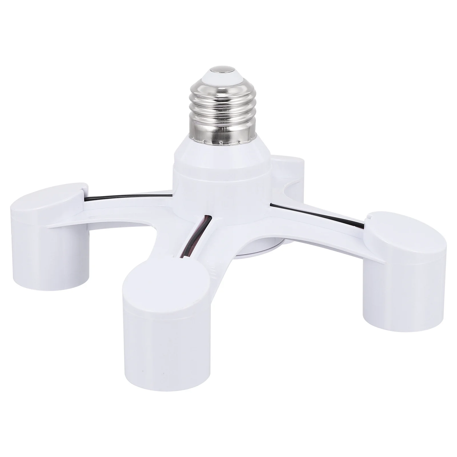 

E27 Light Socket Splitter Adapter 4e27 Fixed Head Converter High Screw Matching Degree Practical Innovative Design