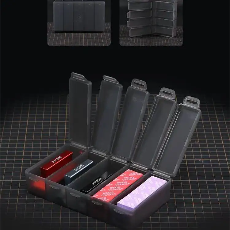 

Коробка для хранения деталей и инструментов, пятисекционная, прозрачная, классифицированная, модель BOX-1