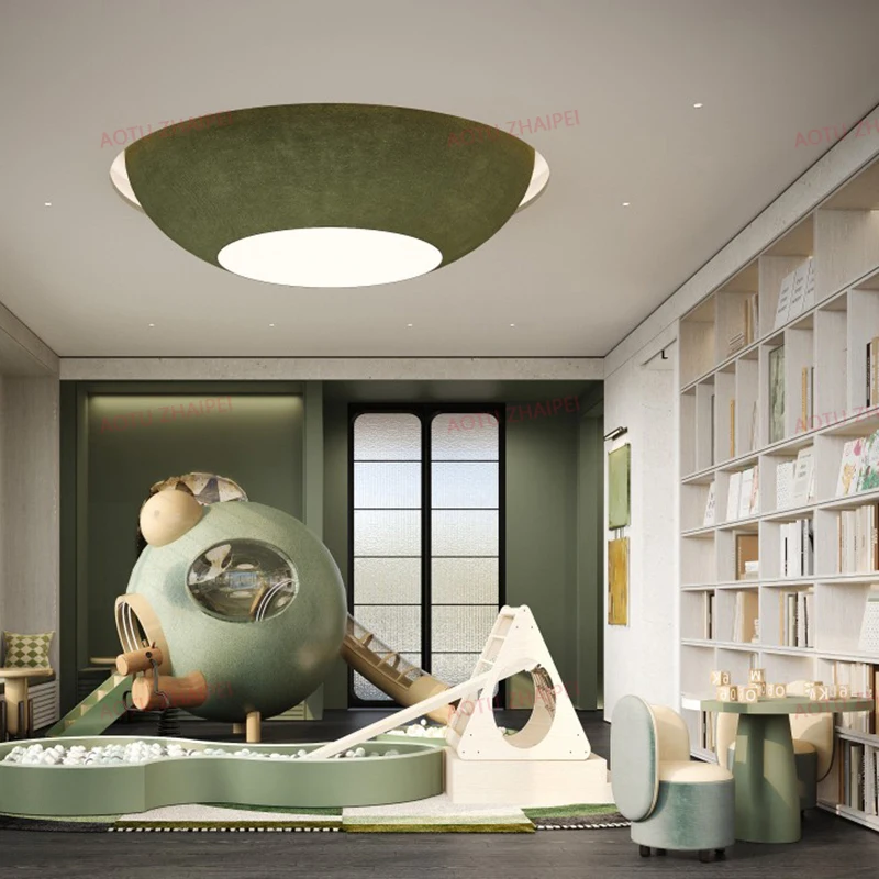 Study space design, whole house wooden home customization, children's house interior design, high-end bookshelf customization