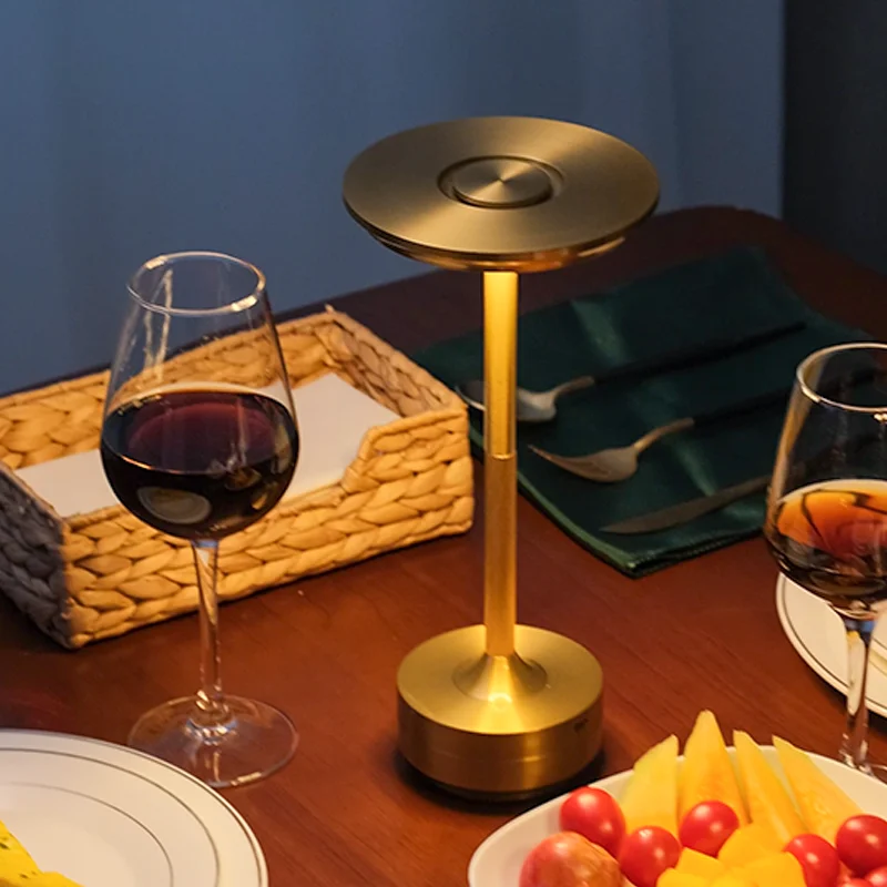 

Современная настольная лампа Type-C с зарядкой, беспроводная ночная лампа с сенсорным датчиком, настольная лампа для ресторана