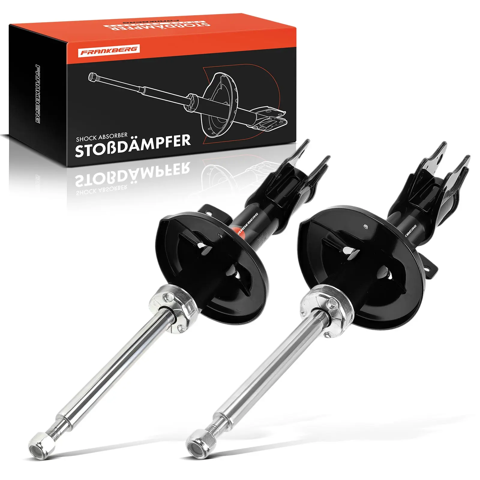 Frankberg 2x Stossdämpfer Gasdruck Hinterachse beidseitig für Toyota Celica Coupe T18 334052 170277 4853020600 4854020600