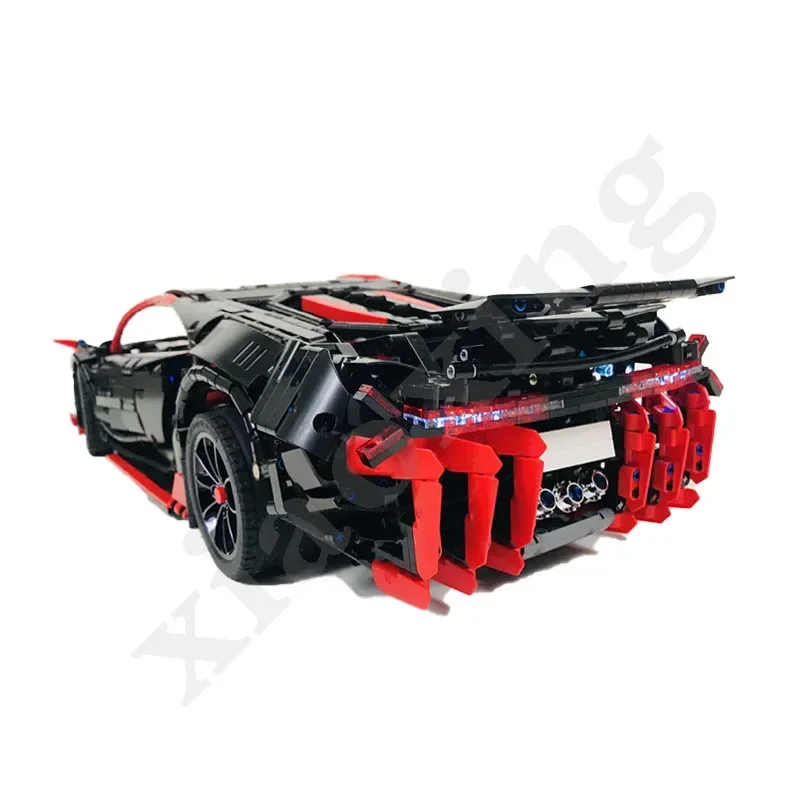 Electric RC Supercar Building Blocks para adultos, MOC-12560, carro esportivo, DIY, corrida, presente de Natal, aniversário