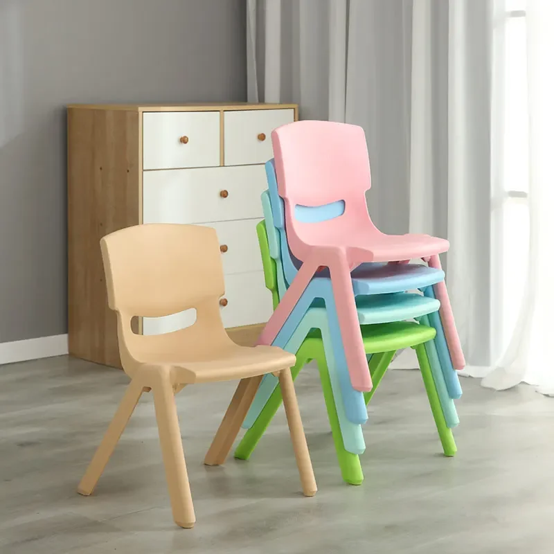 Anti-slip Dining Chairs Desk Chaise Lounge Outdoor Plastic Kids Chair Living Room Unique Sillas De Comedor Children Furniture