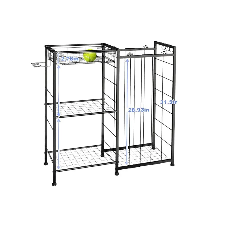 

Special sports basketball stand Adjustable with elastic band Removable basket Garage storage rack Household basketball stand