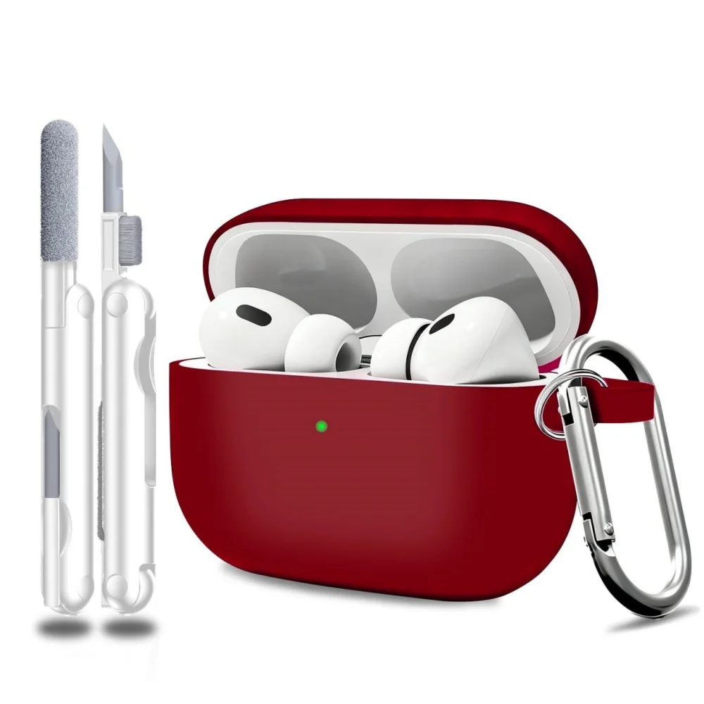 2025 für AirPods Pro 3. Generation Hülle Weiche Silikonhülle für AirPods Pro 3, Schutzhülle mit Reinigungsset für AirPods Pro 3 – Detail 21