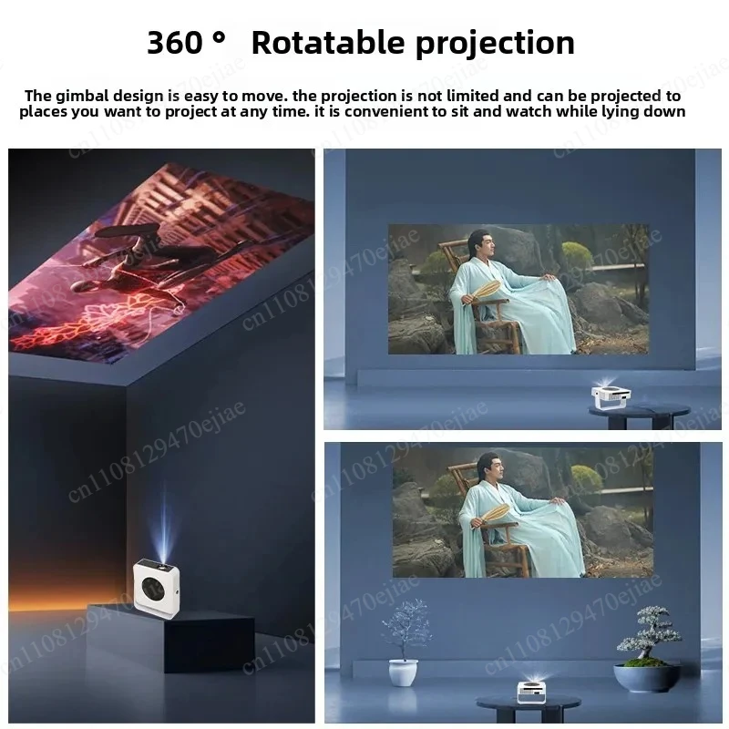 2025 New Laser Projector 8K Decoding Ultra HD Home Theater Portable Movie Projector