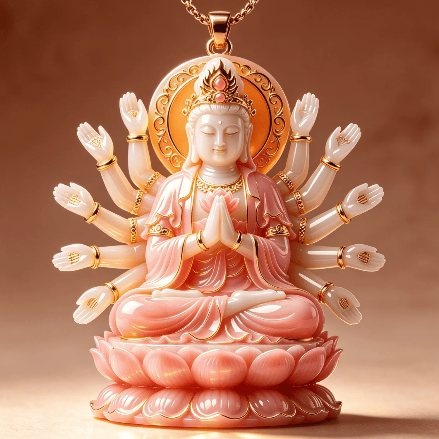 จี้พระโพธิสัตว์กวนอิมสามมิติแบ - Vintage Fashion Meaning บทวิจารณ์และราคา