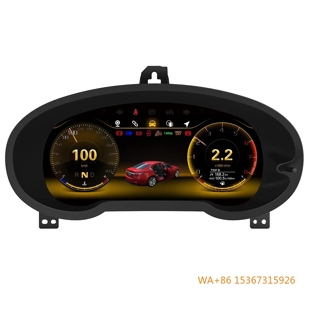 

Virtual Cockpit Instrument Panel 12.3'' Digital Cluster for 6 CX-5 3 17-21 LCD Dashboard Display Speedometer