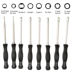 Carburetor Adjustment Tool Pac Man/Small Pac Man/Single D/Small Single D/Double D/Hexagon/7 Teeth /21 Teeth Splined Screwdriver