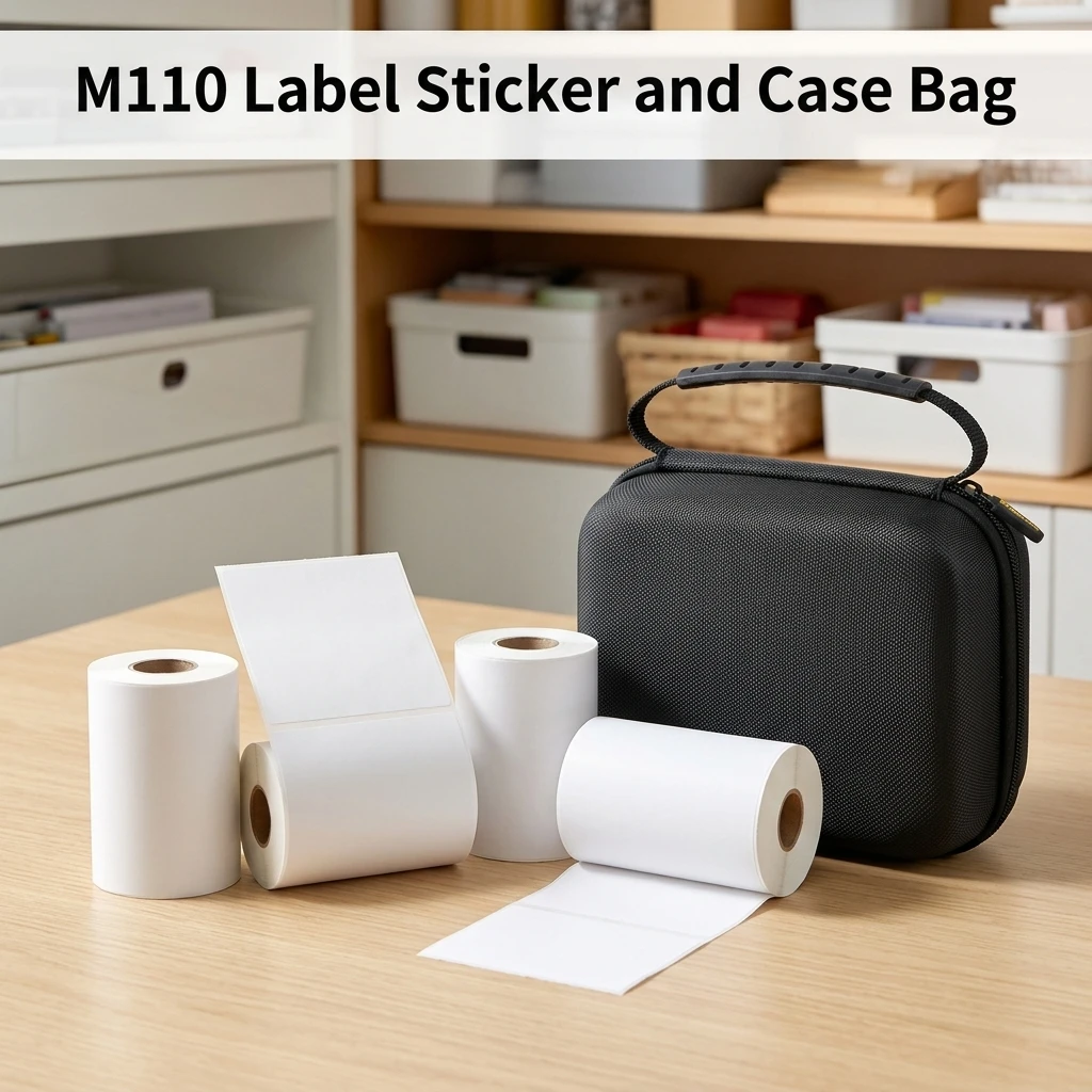 

Самоклеящиеся термоэтикетки и прозрачные белые лазерные наклейки для Phomemo M110 M220 M421 M221, идеально подходят для DIY-дизайна