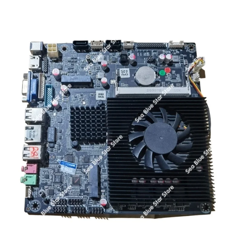 Integrated machine main board XT-HM76TLM VOB with i3 DDR3 Lvds POS machine, second-hand disassembly of the main board