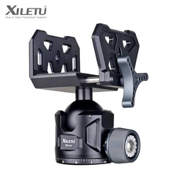 XILETU Aluminum Rifle Saddle Mount with Ball Head Tripod Clamp Perfect for Target Practice Hunting Outdoor Shooting Stands 360