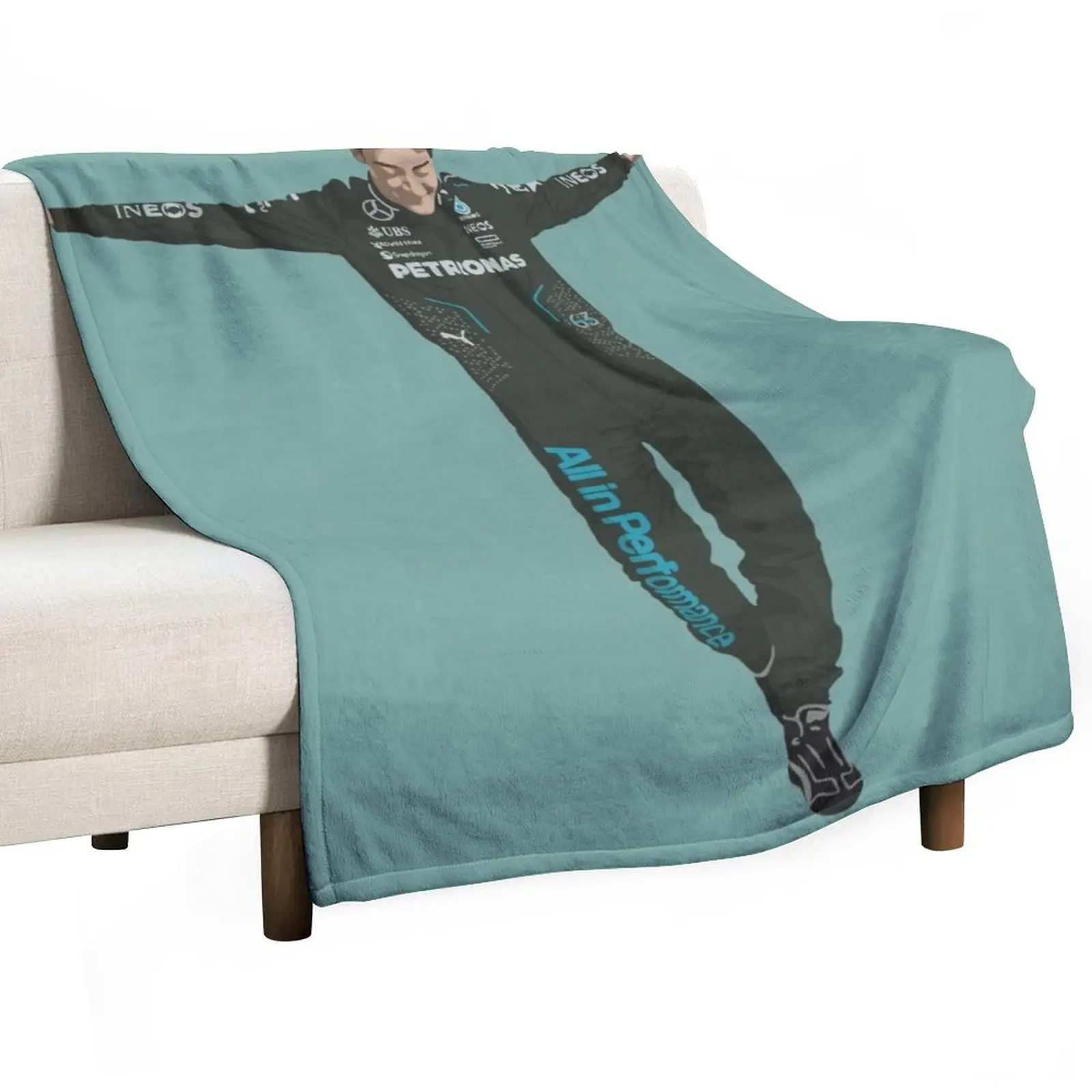 

George Russell Throw Blanket anime For Baby Hairys Plaid on the sofa Blankets