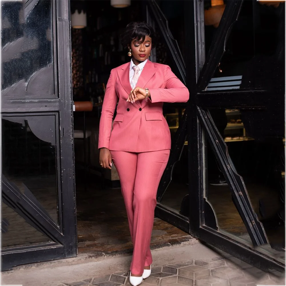 Women's Suit Tailored Made Slim Fit Peaked Lapel Front Flat Smart Casual Female Outfit For Party Event Daily Formal Occasions