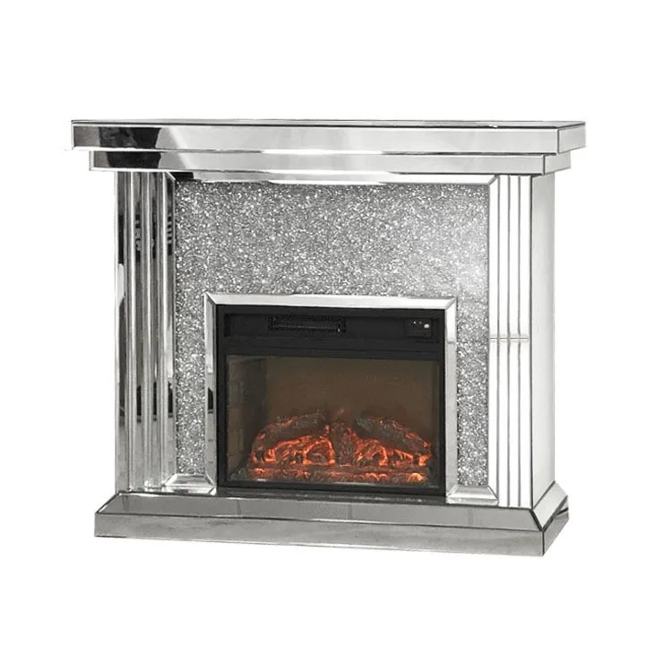 

European mirror decorative fireplace Electronic warm fireplace decoration Household porch decoration Background wall decorative