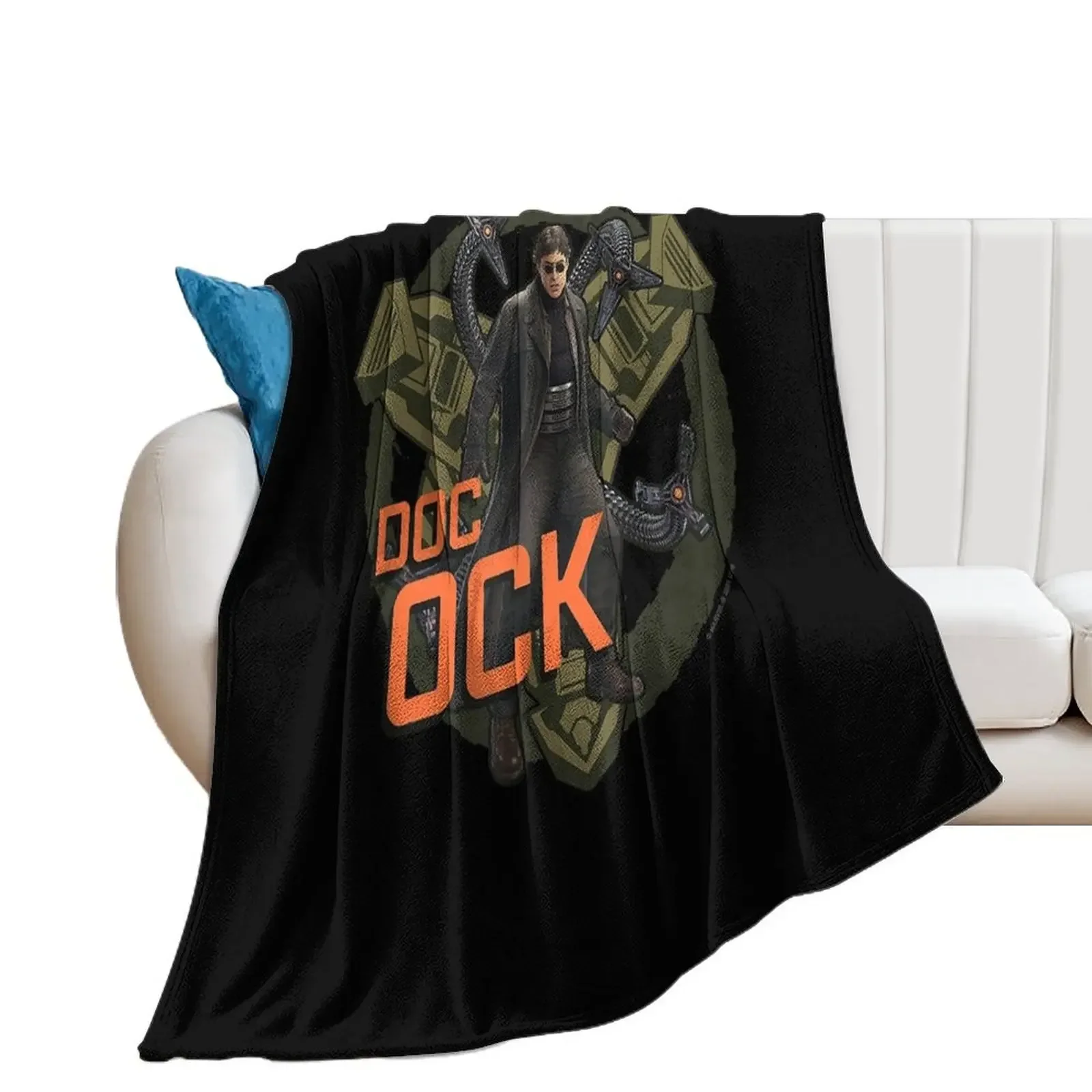 

Spiders-Man No.Way.Home Doc Ock Tentacless Poster Throw Blanket Picnic Furry Blankets