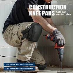 1 pair Industrial Knee Pads with Anti-Slip Grip for Home Repair, Construction, and Labor Work
