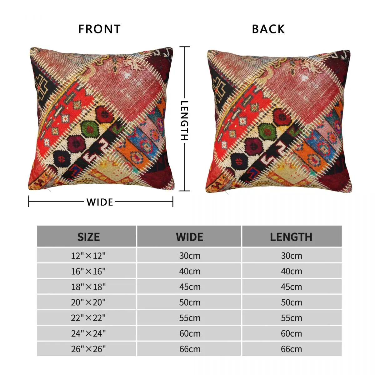 Heritage Oriental Berber Traditional Collage Pillowcase Polyester Linen Velvet Printed Decor Throw Pillow Case Car Cushion Cover