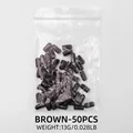 Brown-50pcs