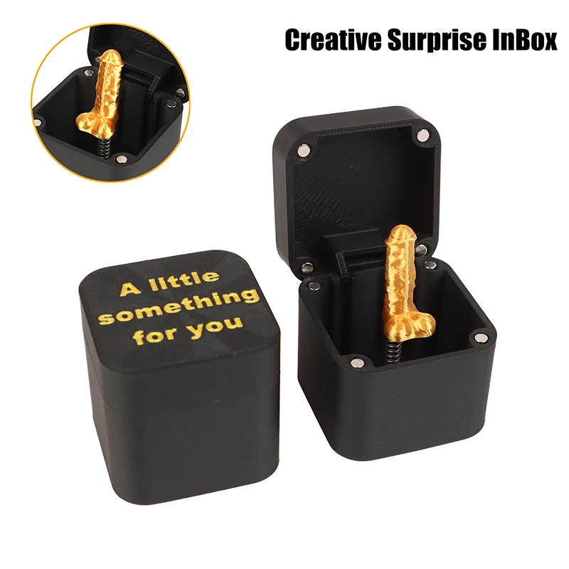 Prank Middle Finger in a Box Model Funny Novelty Prank Party Ornament Surprise Gift Pop-Up Box Christmas Creative Gifts