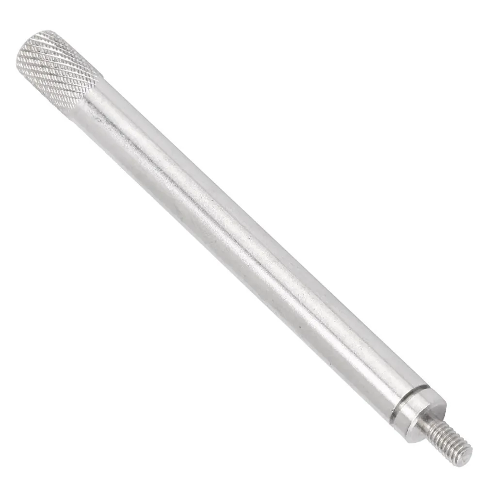 M2.5 Thread Dial Indicator Extension Rod 55mm Length Flat Contact Point Depth Gauge Extension Stem Solid Steel Construction - view 2