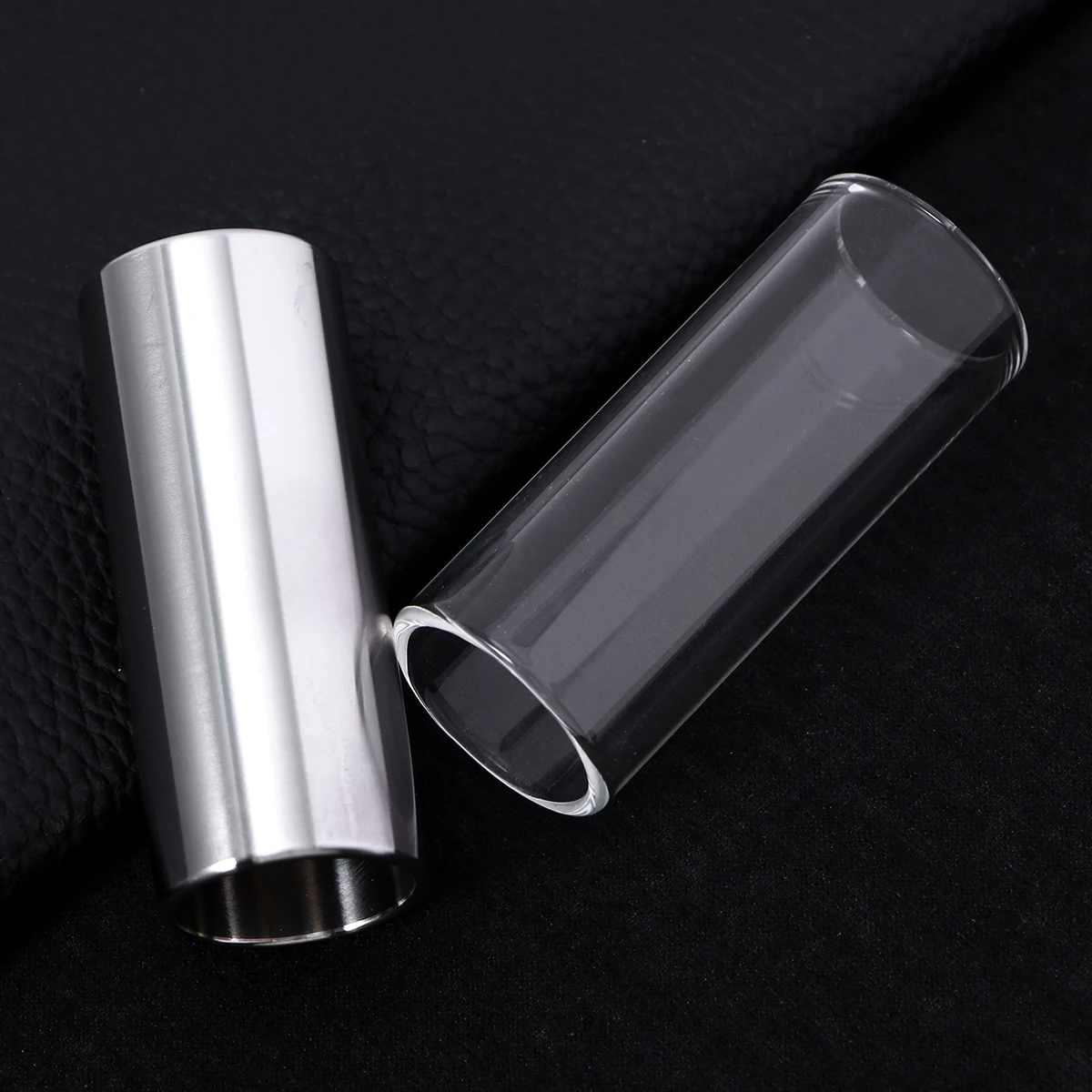 

4 Pcs Guitar Slider Finger Keep from Lap Standard Stainless Steel Glass Accessories