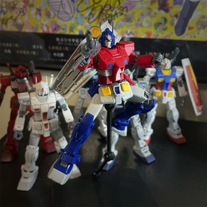 012 Gto Mark Rabbit Warring Assembly Optimus Color Scheme Rx-78-2 Hg 1/144 Assemble The Model Action Figures Dekoracyjna zabawka Prezent