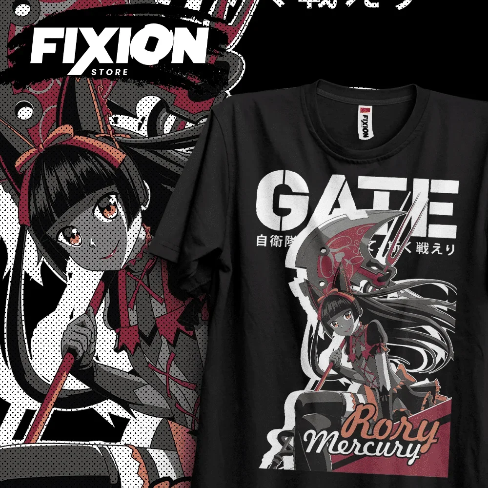 T-shirt Anime Ghighly Rory Mercury, cadeau manga pour les amoureux de l'anime, coton toutes tailles