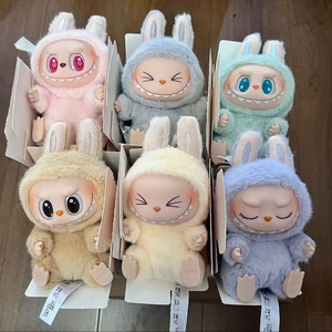 PopMart Labubu Os Monstros Festa Sentada Ornamento De Caixa Cega De Pelúcia De Vinil, Presente Pingente 12 principais vendas mochila plastica infantil - №5