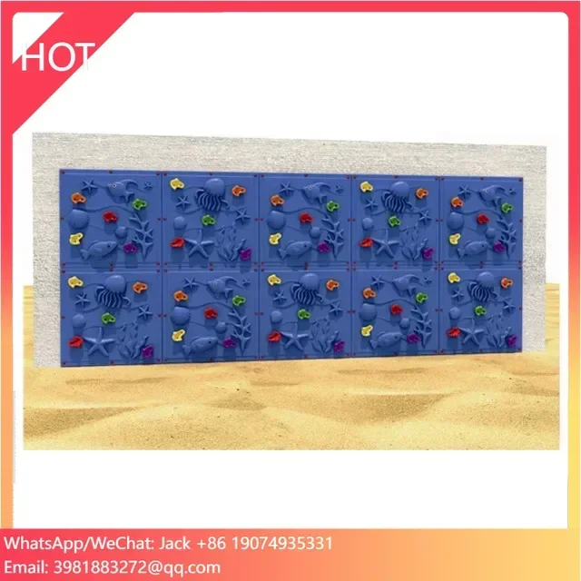 

High Quality Kids Rock Climbing Wall Outdoor Plastic Climber Playground Equipment for Children