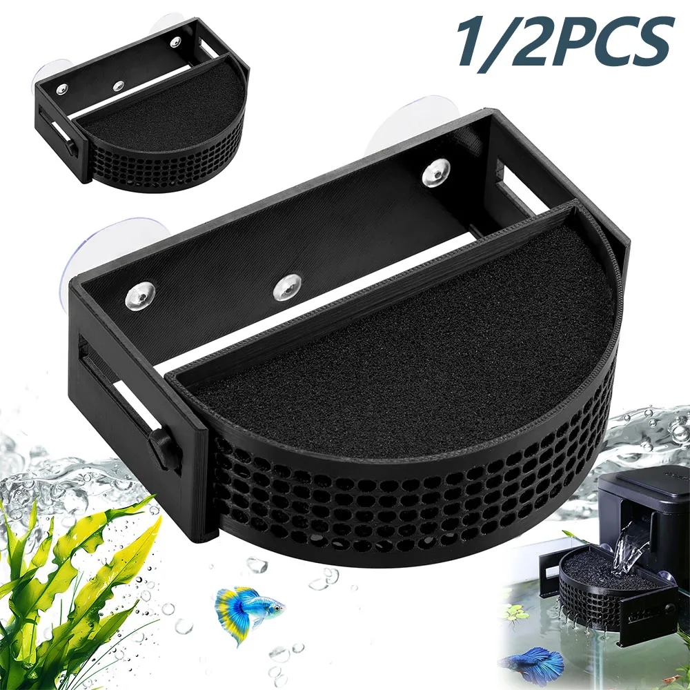 1/2 Stück Aquariumfilter-Deflektor Fischbecken-Filter Durchflussregler mit Saugnäpfen Aquariumzubehör Wasseroberflächen-Beruhiger