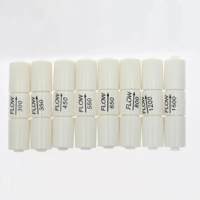 300CC 450CC 800CC 1500CC RO Water System Waste Water Flow Regulater Restrictor 1/4" OD Hose Reverse Osmosis Quick Pipe Fittiing