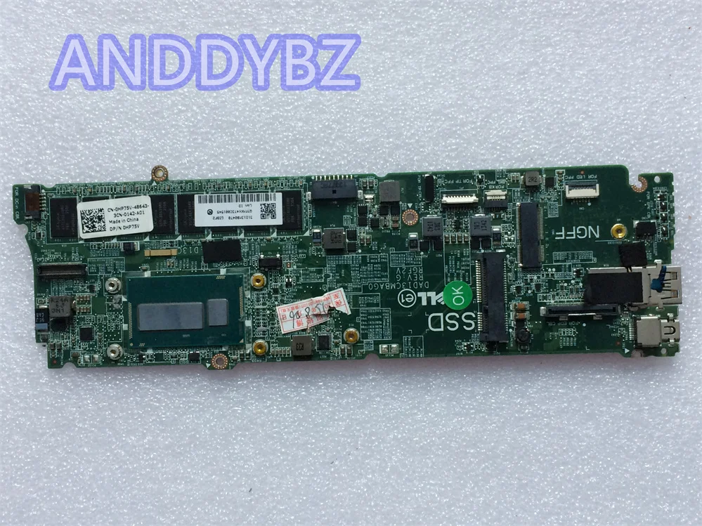 

for Dell XPS 13 9333 i7-4500U 8GB Motherboard DAD13CMBAG0 0HP75V CN-0HP75V TEST OK
