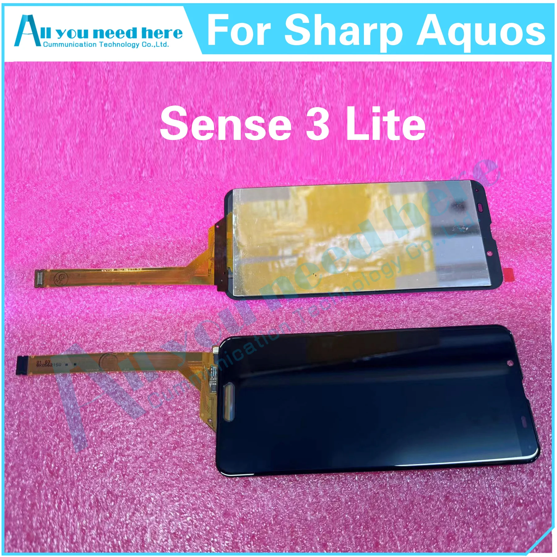 100% Test For Sharp Aquos Sense 3 Lite LCD Display Touch Screen Digitizer Assembly For Sense3Lite 3Lite Repair Parts Replacement