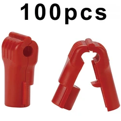 100pcs Anti-theft Stop EAS Lock for Store Display Security Hook stem&peg stoplock Plastic Lock 6mm Hole diameter Hook lock