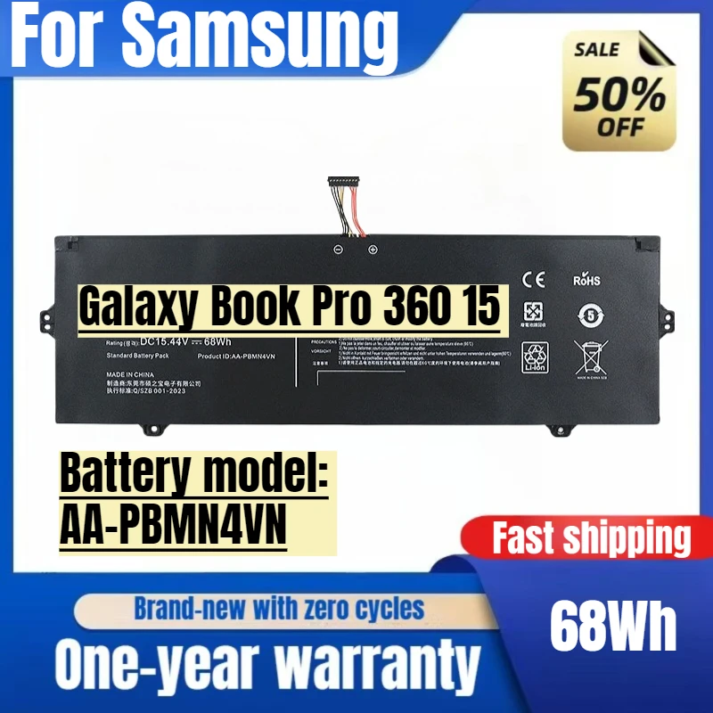 بطارية لهاتف سامسونج جالاكسي بوك برو 360 15 AA-PBMN4VN وصلت حديثًا بطارية عالية السعة بطاريات بديلة عالية الجودة #1