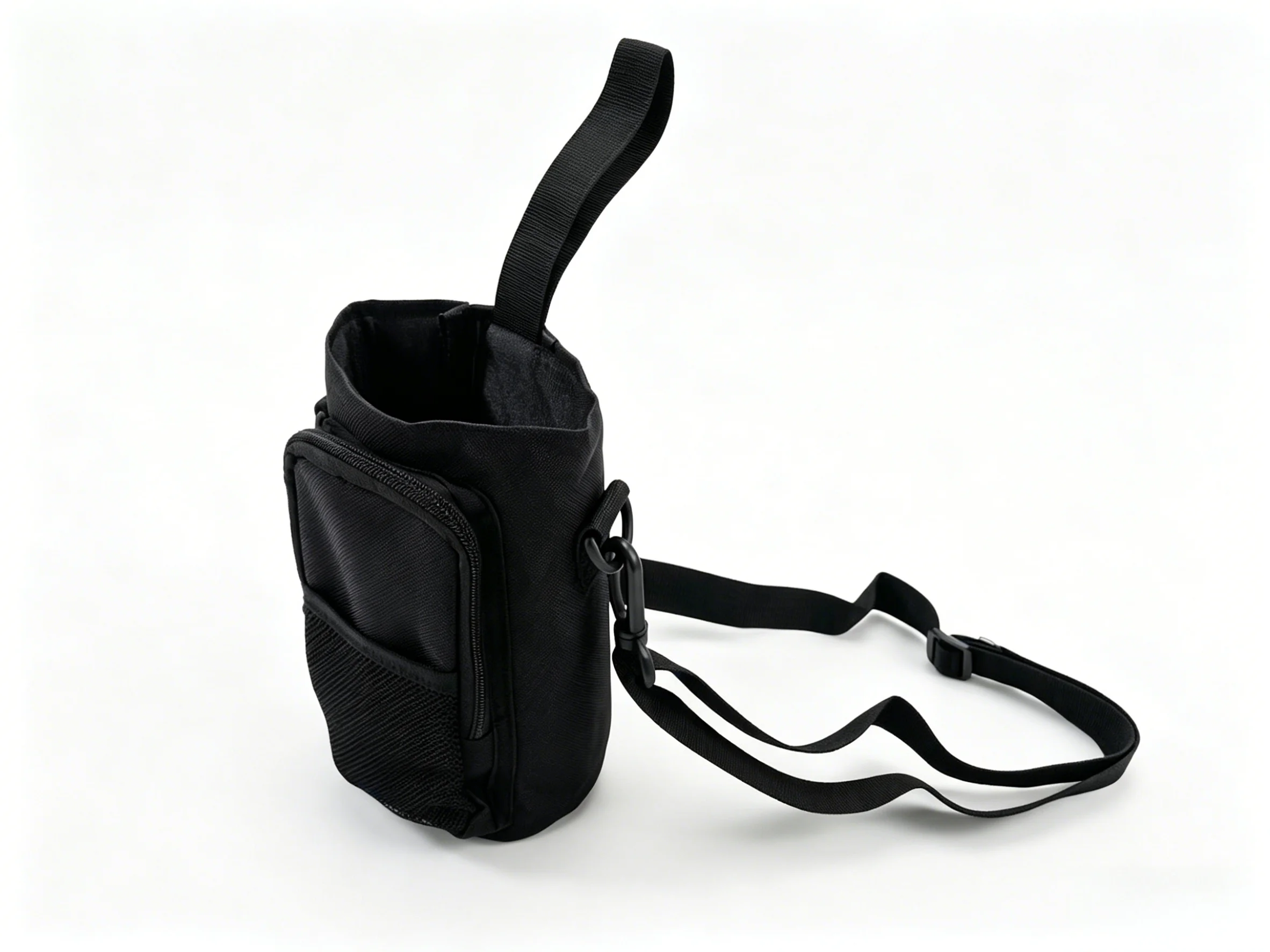 Upgraded Magnetic Water Bottle Holder with Phone Pocket, Strong Magnet, RFID Safe, Adjustable Strap for Gym Workout image 3
