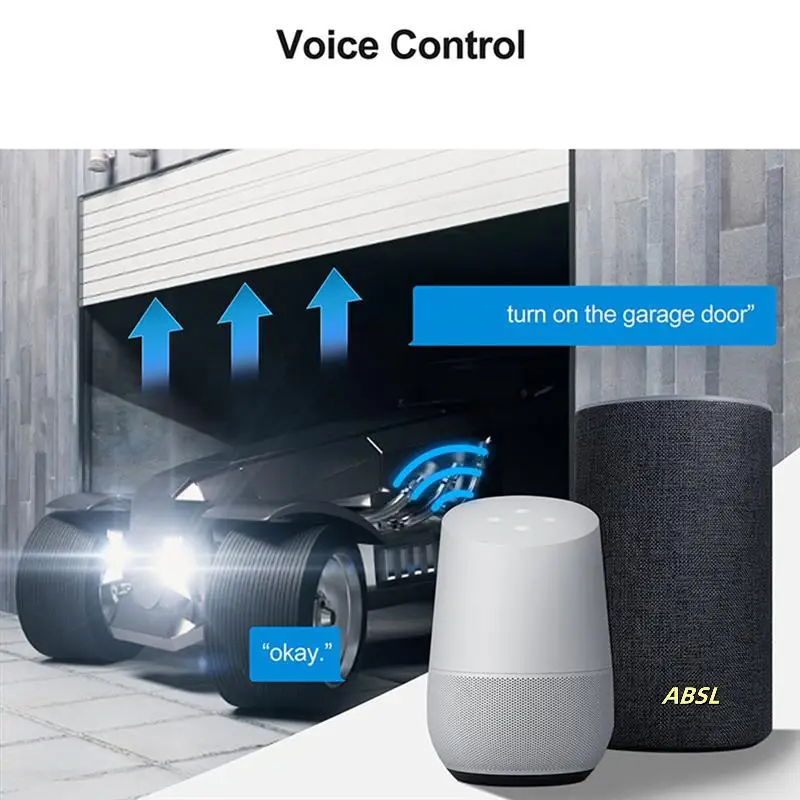 

Tuya Garage Door Opener Controller Module Remote Control Switch Smart Life App Work With Alexa Home Assistant